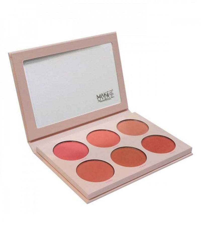 Make Over 22 Nude Chic Blush Set M3202 6 Shades Matte and Shimmer