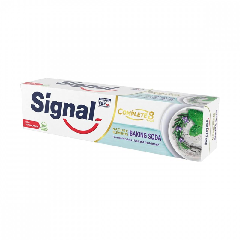 Signal Complete 8 Toothpaste with Baking Soda and Rosemary 50ml