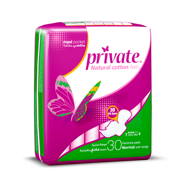 Best Sanitary Pads for 10 Year Olds Regular Size with Wings Private 30 Count