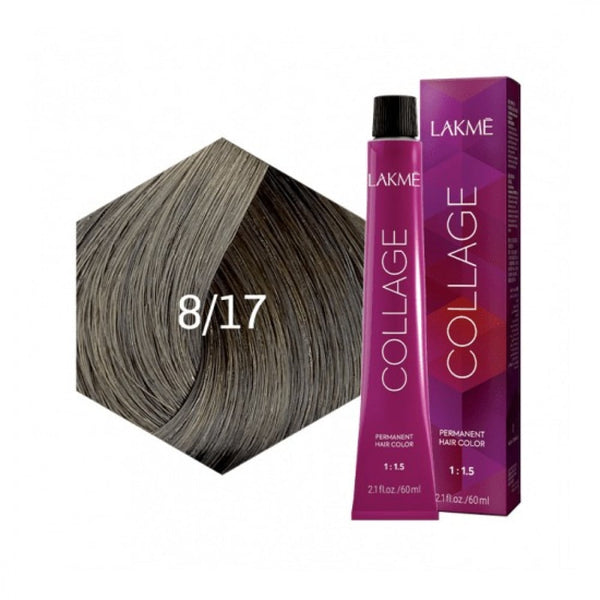 Lakme Permanent Hair Color 8.17 Light Ash Blonde 60ml