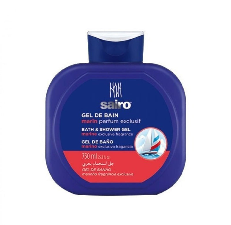 Sairo Marine Shower Gel, Moisturizing Body Cleanser, 750ml