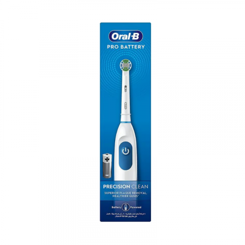 Oral-B Battery-Operated Toothbrush with 1 Replacement Head and 2 Batteries