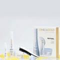 Hills Gold 4-Piece Hair Care Set Shampoo Mask Serum Brush