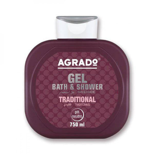 Traditional Shower Gel Argan Oil Paraben-Free Cleansing Agrado 750ml