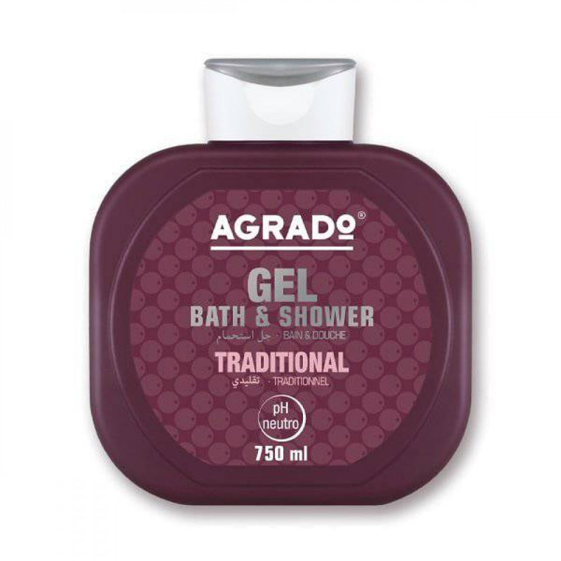 Traditional Shower Gel Argan Oil Paraben-Free Cleansing Agrado 750ml