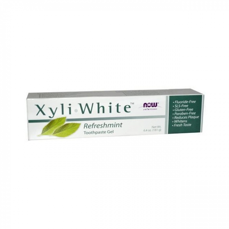 Best Whitening Toothpaste Fluoride-Free Xylitol Formula NOW 181g