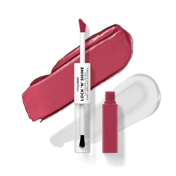 Wet n Wild Mega Last Lock 'N' Shine Lip Duo in LA Pink, 8ml