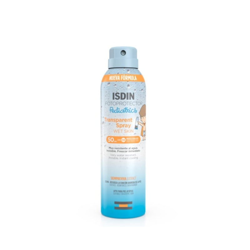 Spray Sunscreen for Face SPF 50 Water-Based Clear Protection ISDIN 250ml
