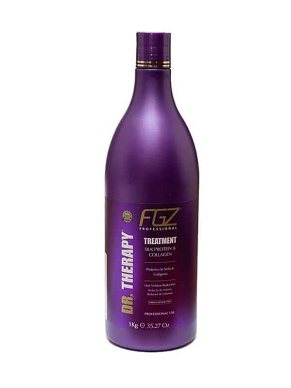 Silk Protein Collagen Hair Smoothing Cream Therapy FGZ Cosmetics 1000g