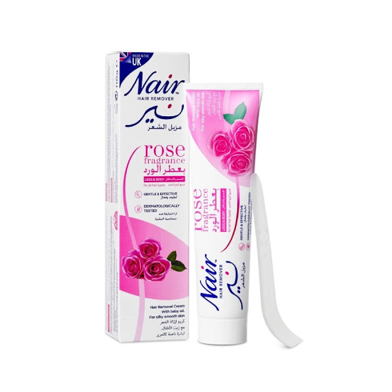 Nair Hair Removal Cream Rose Scented Effective Formula 110ml