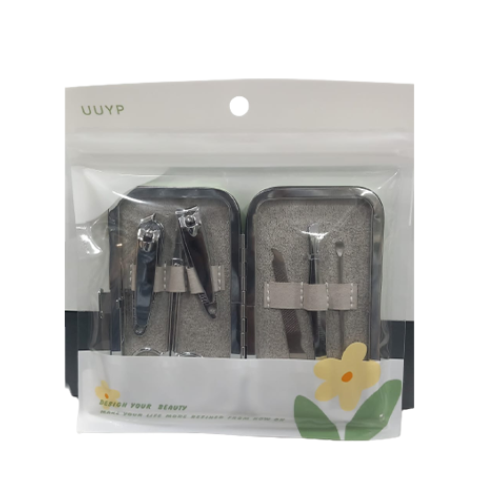 Uuyp 4-Piece Stainless Steel Nail Clipper Grooming Kit