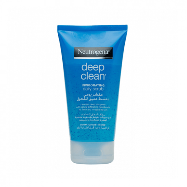 Neutrogena Deep Action Energizing Daily Scrub, Exfoliating Gel, 150ml