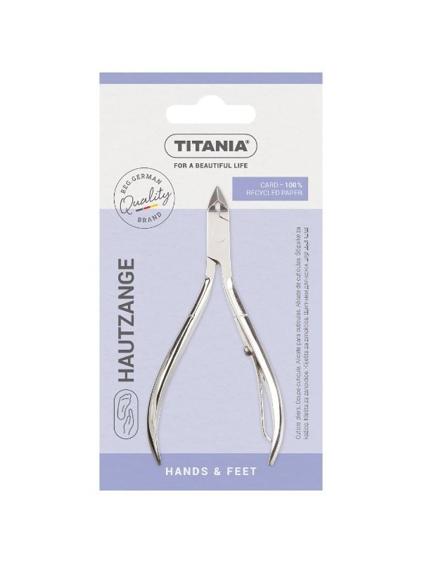 Titania Cuticle Nipper 1059 - Stainless Steel - Manicure Pedicure Tool