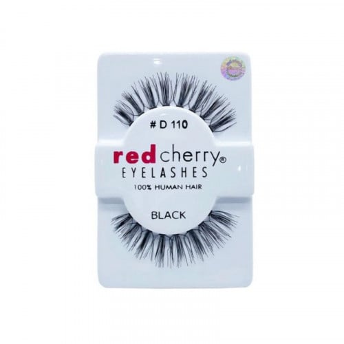 Red Cherry Eyelashes Darla No. 48 100% Human Hair Medium Density