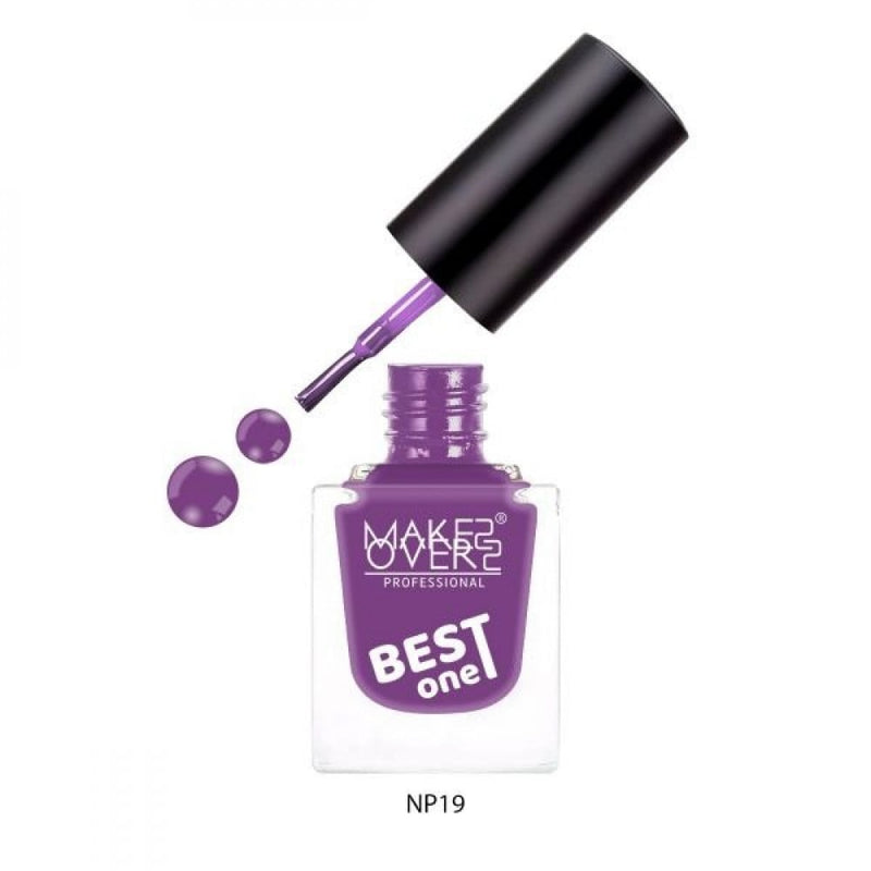 Make Over 22 Nail Polish NP19 High-Gloss Quick-Dry Formula