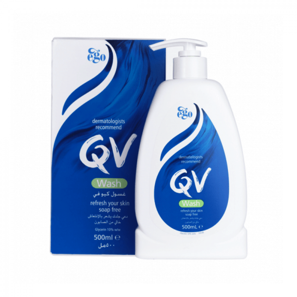 Qv Fragrance-Free Body Wash, Soap-Free Cleanser, 500ml