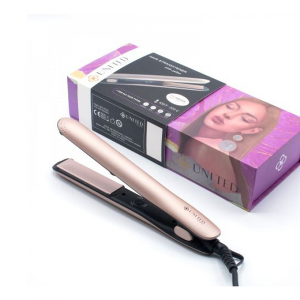 United Professional UN-970C Hair Straightener with Tourmaline Ceramic Plates