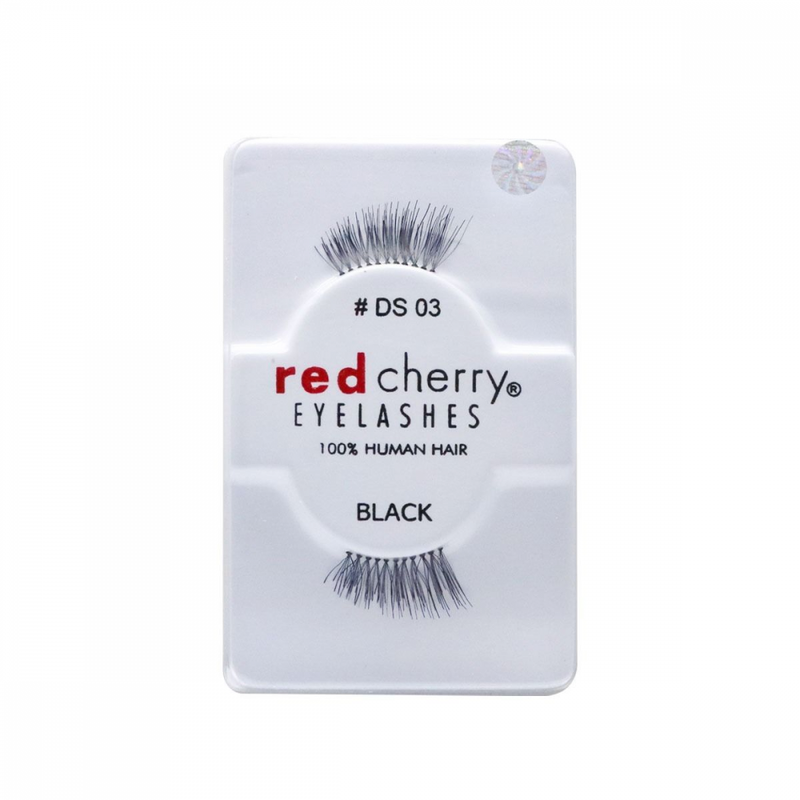 Red Cherry Eyelashes DS03 Handmade Natural Hair Strip Lashes