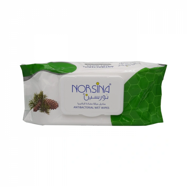 Wet Ones Antibacterial Wipes Pine Scented Norsina 72 Pieces