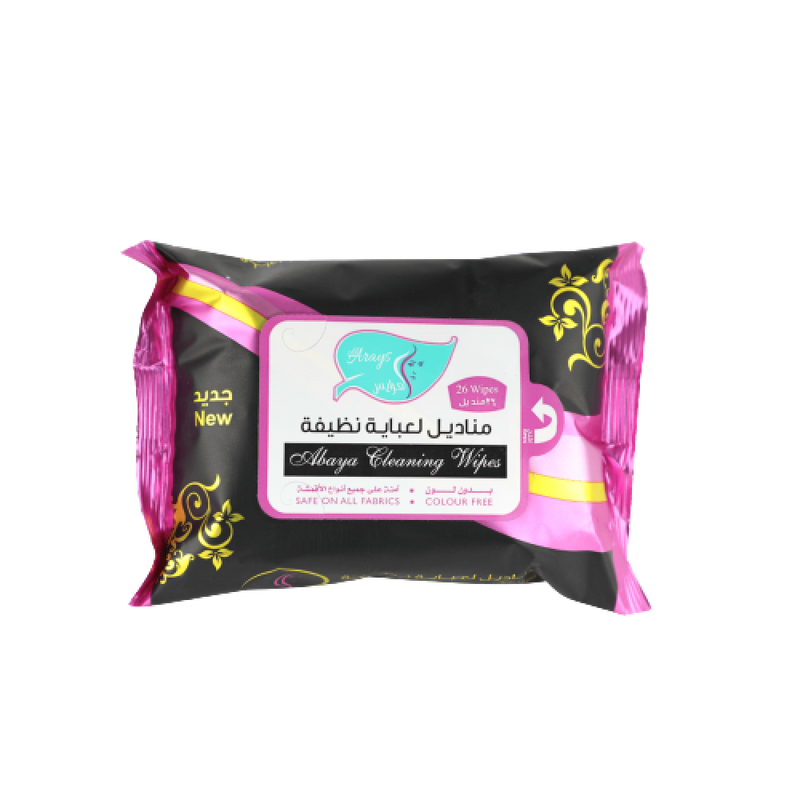 Bridal Abaya Cleaning Wipes Instant Dust Removal AL Arayes 26 Wipes