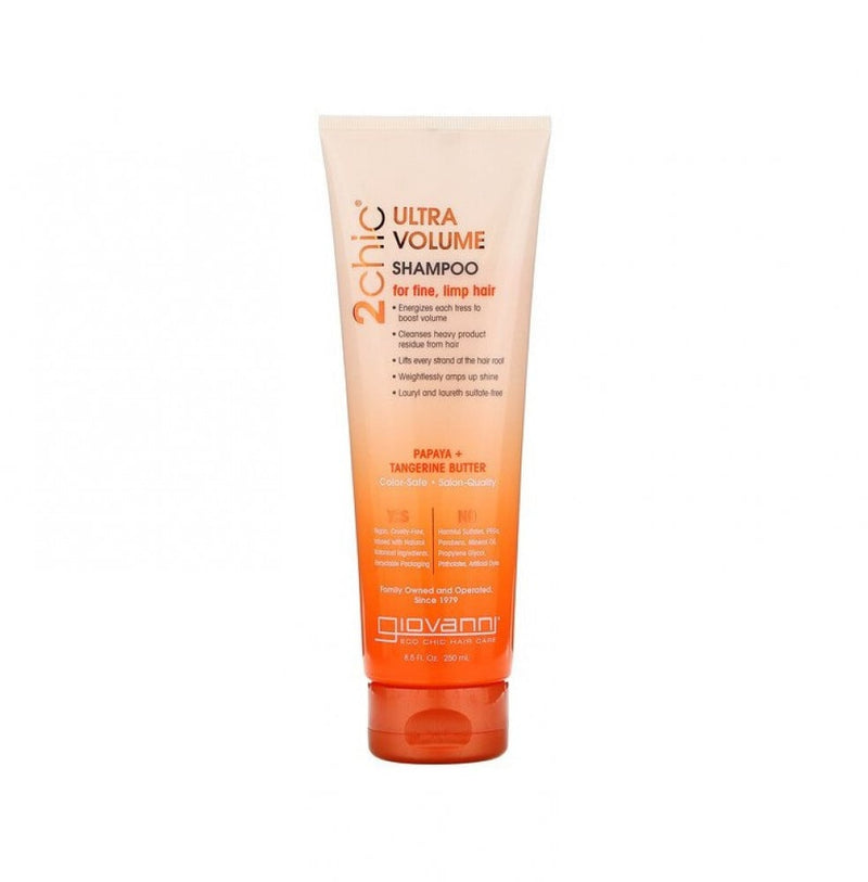 Top Rated Volumizing Shampoo Papaya and Mandarin Butter Giovanni 250ml