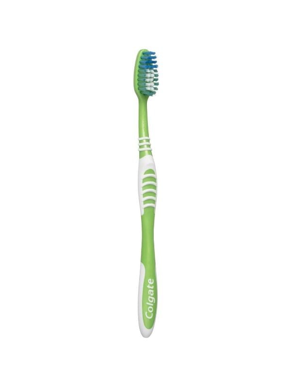 Extra Clean Toothbrush Medium Soft with Tongue Cleaner Colgate 1 Count
