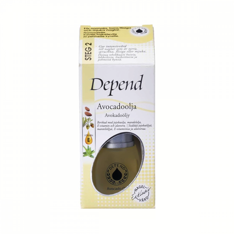 Depend Avocado Nail Oil with Vitamin E & Jojoba Oil 10ml