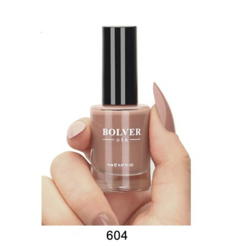 Bolver Nail Polish 604 High-Gloss Quick-Dry Formula