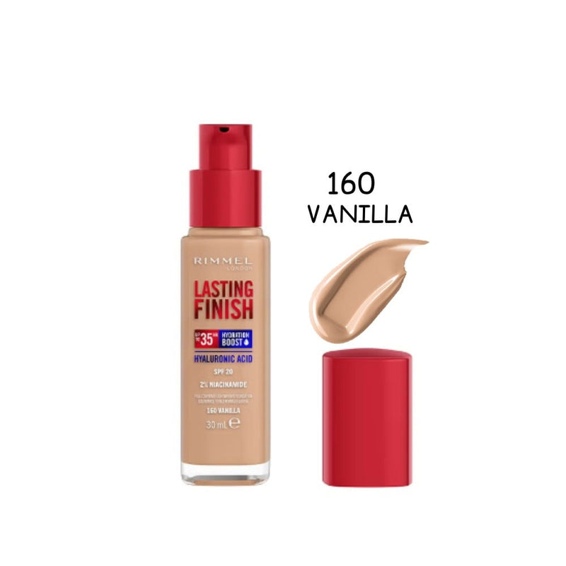 Rimmel London Lasting Finish Foundation Vanilla 160 SPF 20 30ml