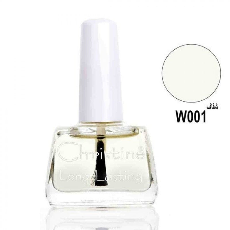 Best Transparent Nail Polish Long Lasting Clear Shine Christine N01 15ml
