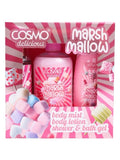 Cosmo Beauty Bundle Marshmallow Scent Body Care Set - 3 Pieces
