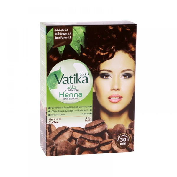 Vatika Hair Dye Dark Brown Ammonia-Free 60g