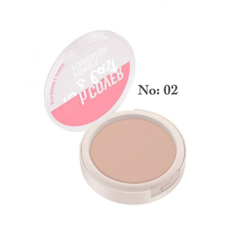 Top Rated Powder Foundation 16-Hour Coverage Natural Finish Essence 8g