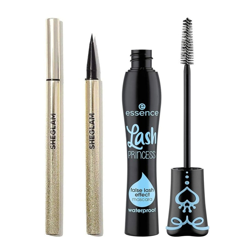 Essence Waterproof Mascara and Eyeliner Set - 2 Pieces