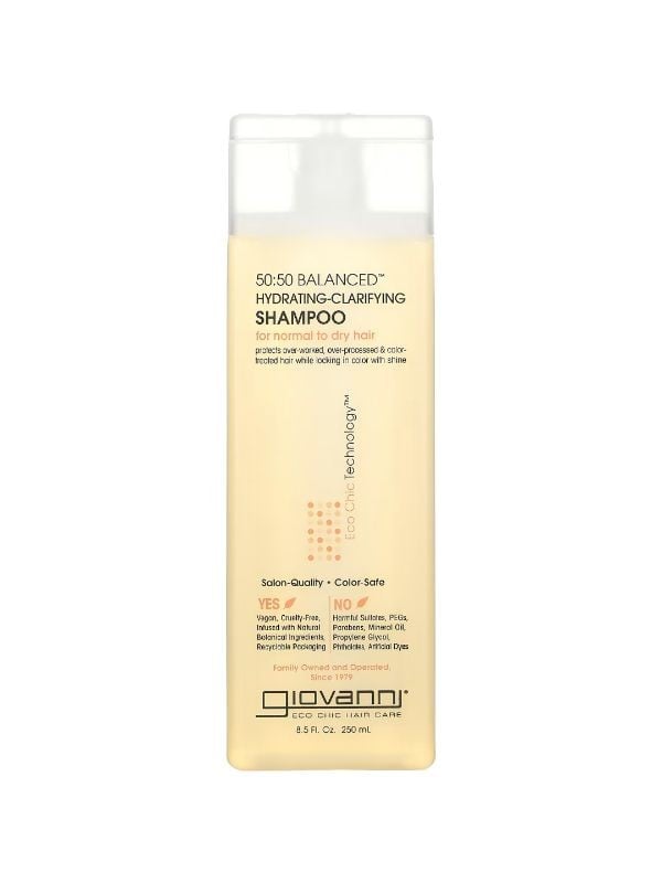 Clarifying Shampoo for Curly Hair Hydrating Giovanni 50:50 250ml