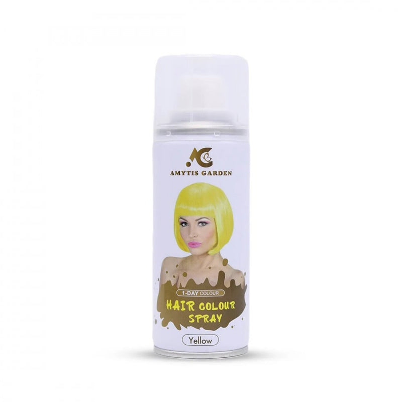 One Day Hair Color Spray Temporary Vibrant Yellow Amit's Garden 135ml