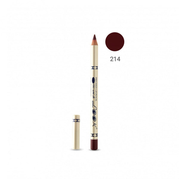 Look 214 Creamy Lip Liner Pencil Smudge-Proof Long-Lasting