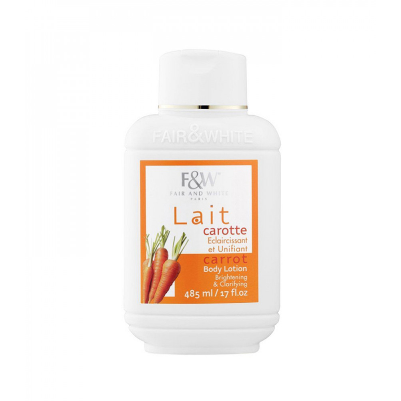 Fair and White Carrot Brightening and Purifying Moisturizing Lotion 485ml