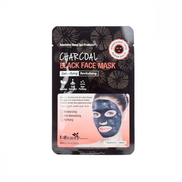 Mbeauty Black Charcoal Face Mask for Deep Cleansing and Pore Refining, 1 Count