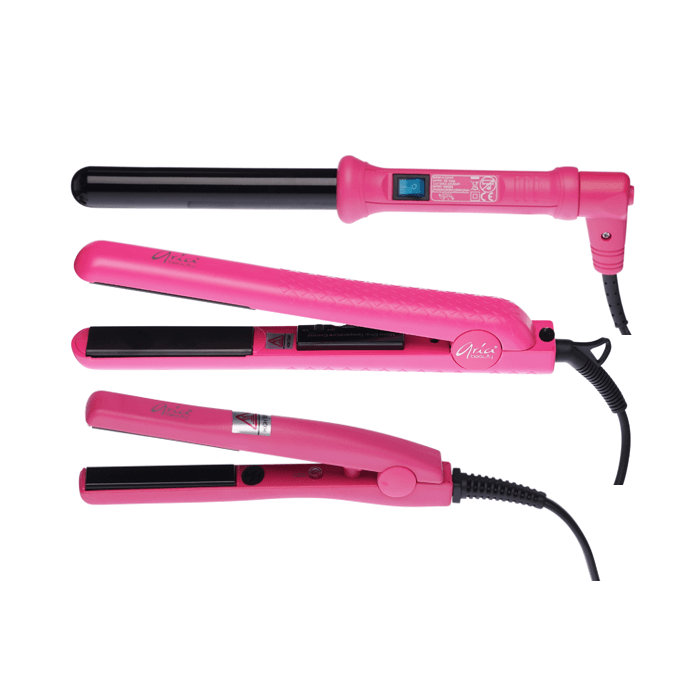 Aria Beauty Hair Styling Set 25-Piece Kit Ceramic Curling Irons