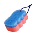Suavipiel Microfiber Bath Sponge with Exfoliating Properties, Blue/Pink