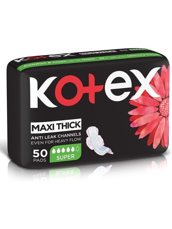 Best Sanitary Pads for 10 Year Olds Kotex Maxi Ultra with Wings 50 Count