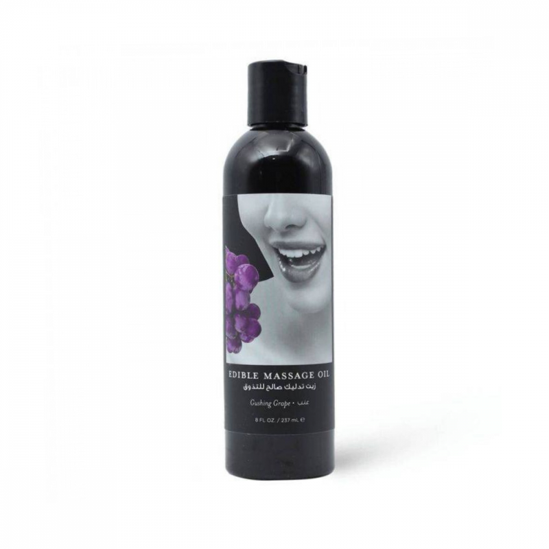 Earthly Body Massage Oil Edible Grape Seed Almond Hemp Seed 237ml