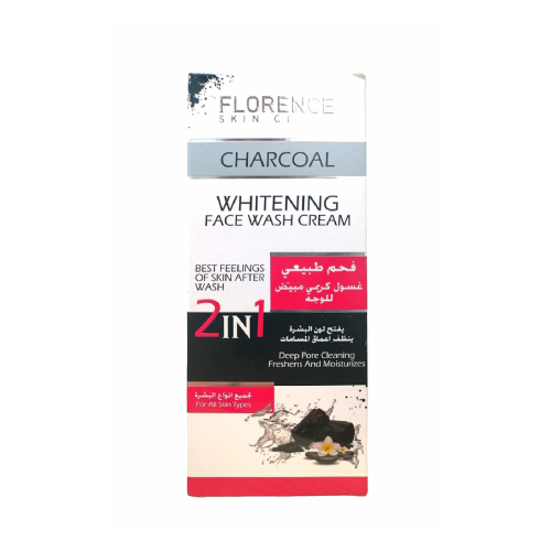 Florence Natural Charcoal Face Wash, 150ml