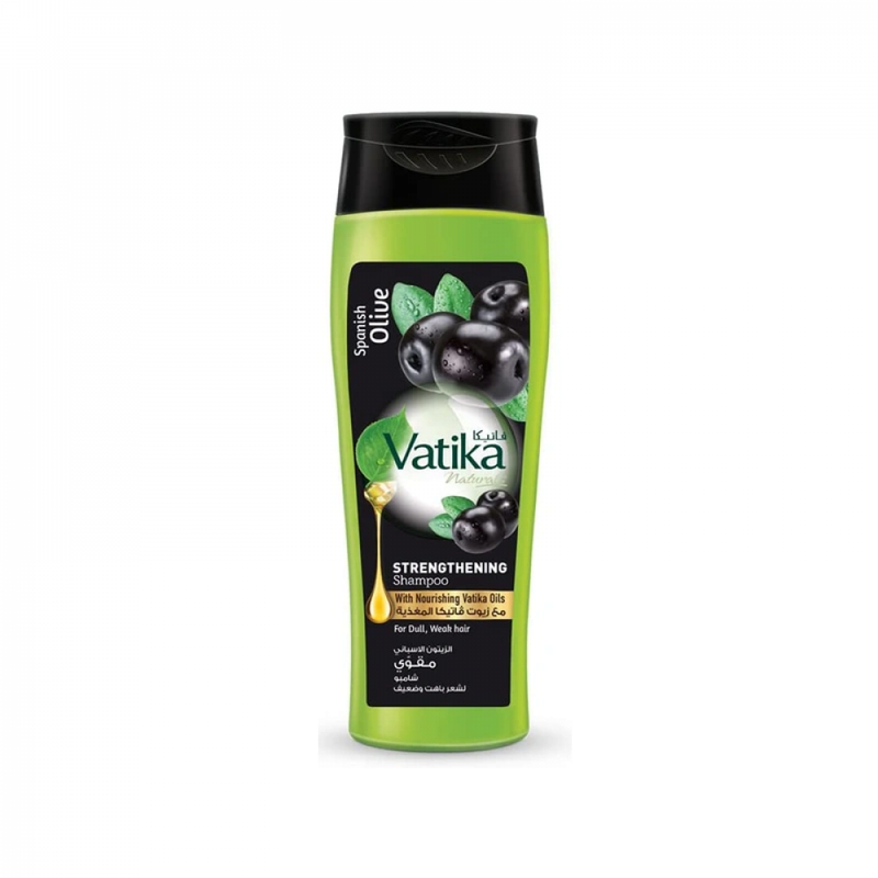Shampoo for Weak Brittle Hair Olive Extract Strengthening Vatika 200ml