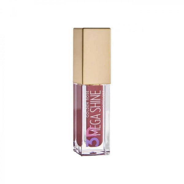 Lip Gloss High Shine Volumising Non-Sticky Golden Rose 3D Mega
