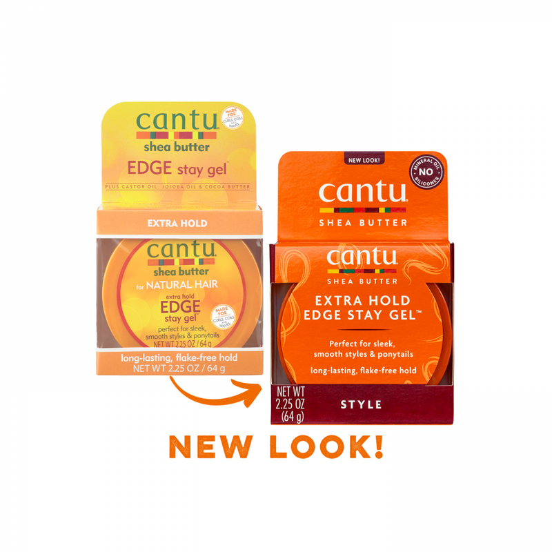 Cantu Extra Hold Edge Gel with Shea Butter for Natural Hair, 64g
