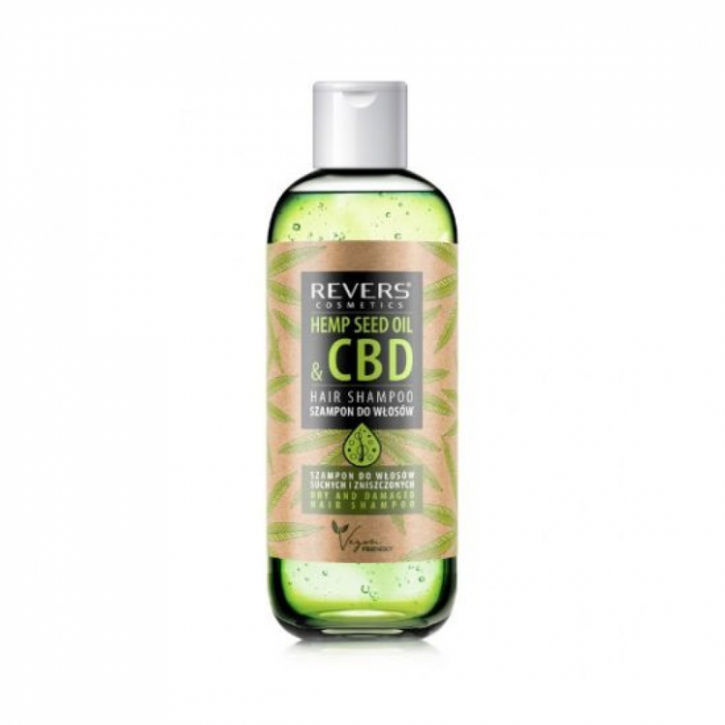 Hemp Seed Oil Shampoo for Dry Damaged Hair Strengthening Rivers 500ml