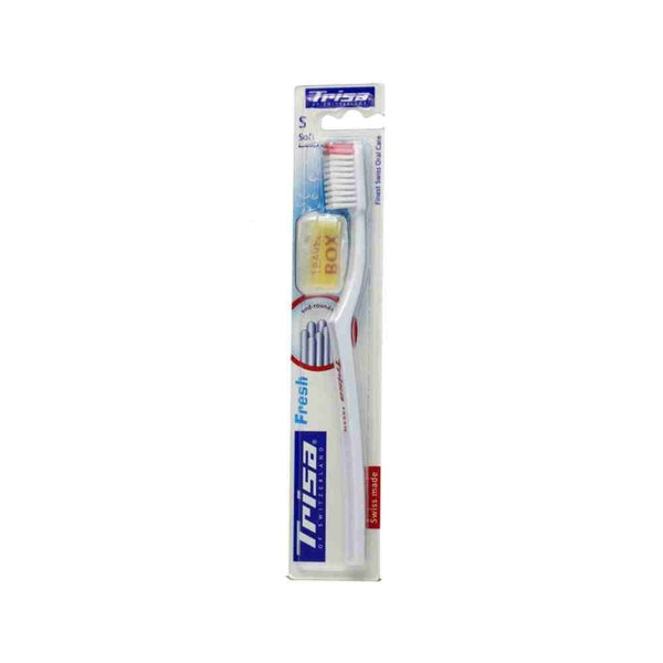 Trisa Fresh Toothbrush Soft Bristles Tynex Nylon Filaments