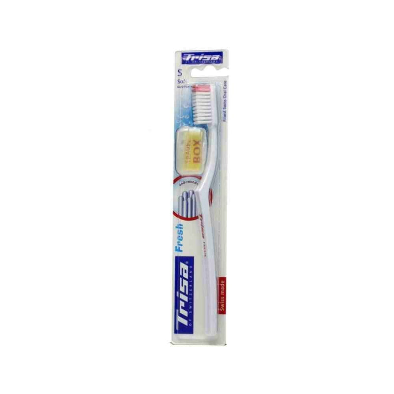 Trisa Fresh Toothbrush Soft Bristles Tynex Nylon Filaments